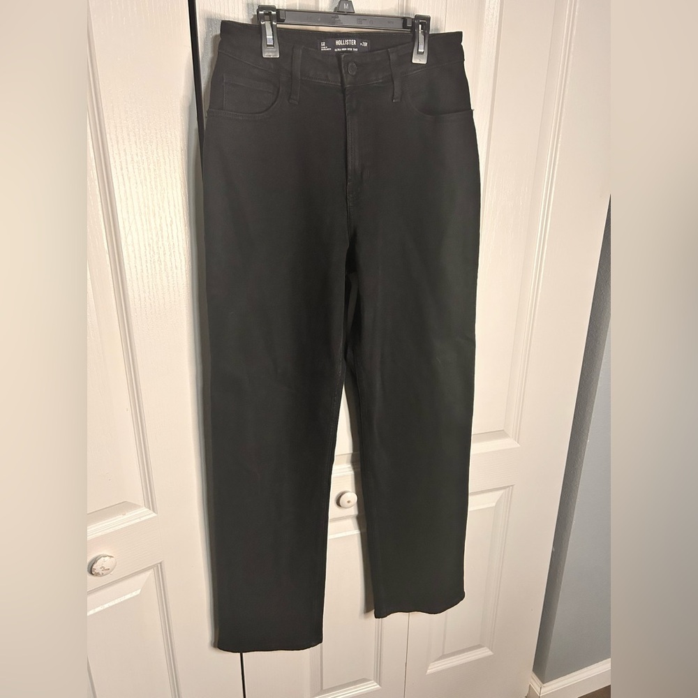 Hollister Jeans Womens 6R/28R Black Ultra High Rise Dad Vintage Stretch Cotton‎ - Picture 3 of 7